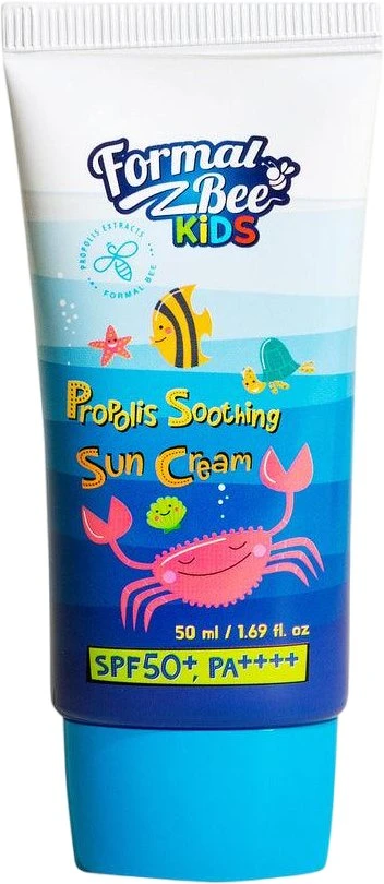 Formal Bee Propolis raminantis drėkinamasis ir apsauginis kreminis saulės kremas SPF 50, 50 ml