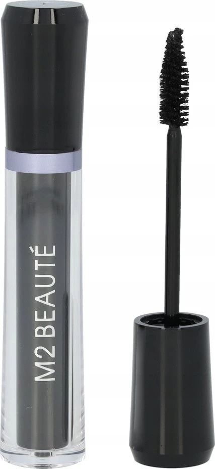 M2 Beauté Juodas Nano blakstienų tušas Nutrition and Amp Natural Growth 6 ml
