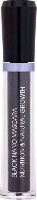 M2 Beauté Juodas Nano blakstienų tušas Nutrition and Amp Natural Growth 6 ml