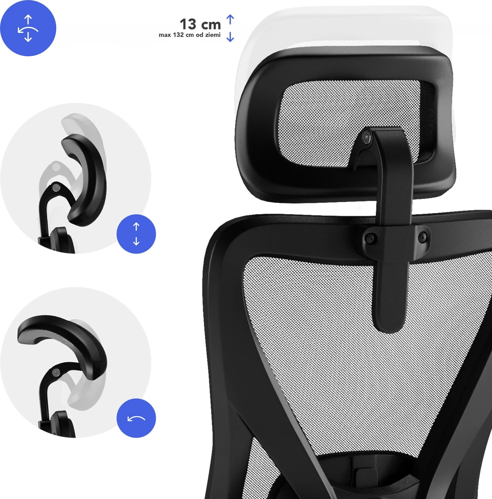 Biuro kėdė SENSE7 Tone, Juoda