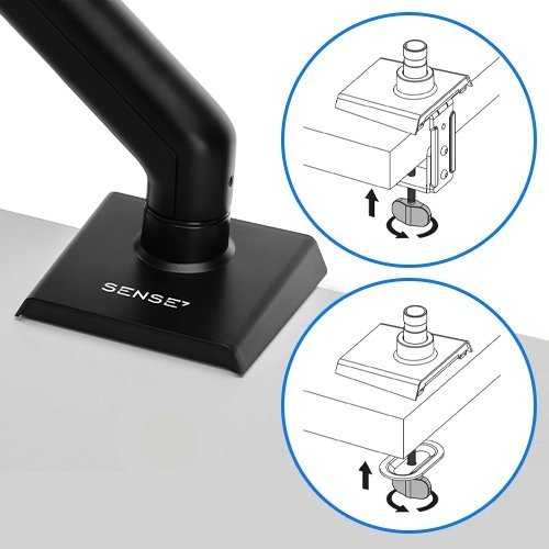 SENSE7 Stalo laikiklis 17"-32" monitoriams HANG