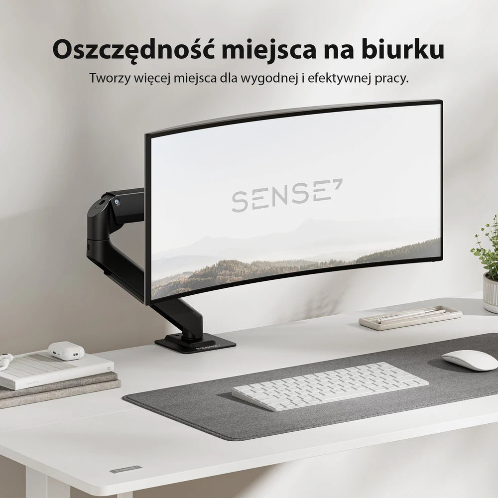 SENSE7 Laikiklis biurkowy na monitorius 17''-32'' HANG Light