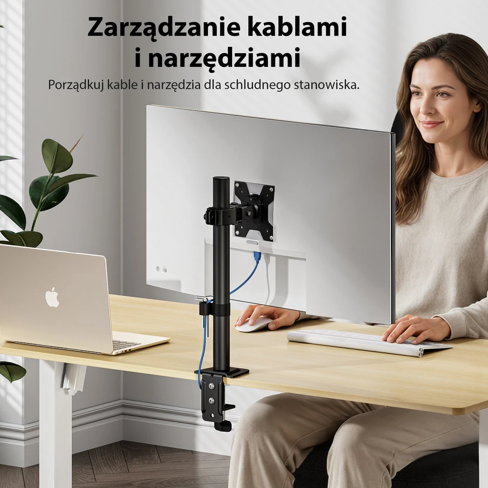 SENSE7 Laikiklis biurkowy na monitorius 17''-32'' FLOAT Light