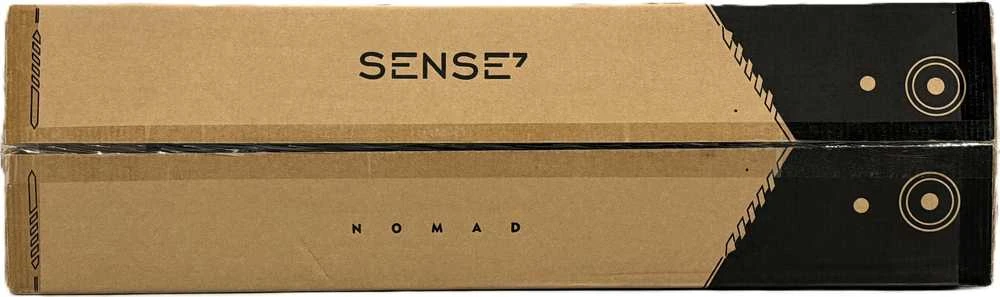 SENSE7 Nomad klasikinis rašomasis stalas Juodas 100 cm x 50 cm 100x50 cm