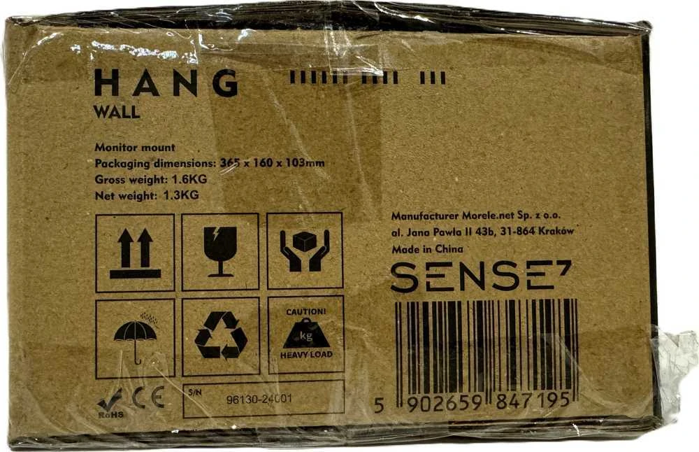SENSE7 Sieninis laikiklis monitoriui 17"-32" HANG SIENA
