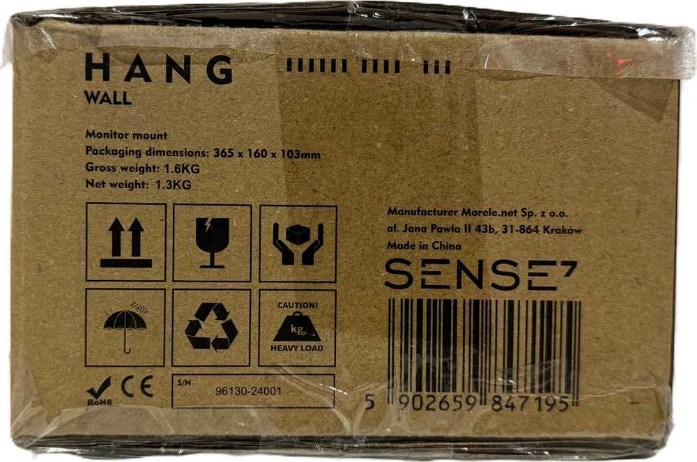 SENSE7 Sieninis laikiklis monitoriui 17"-32" HANG SIENA