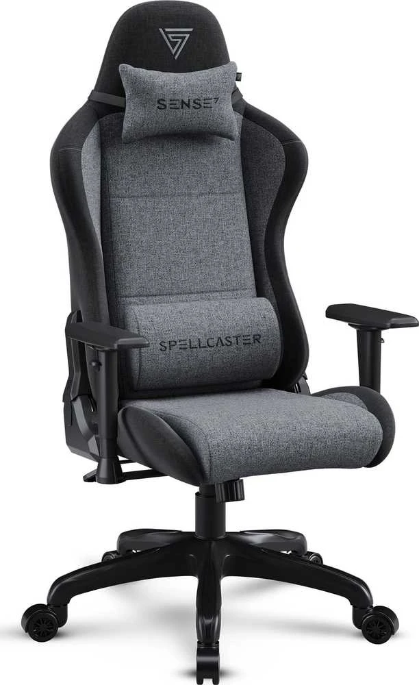 Žaidimų kėdė SENSE7 Spellcaster FUKU, Pilka (medžiaginė)