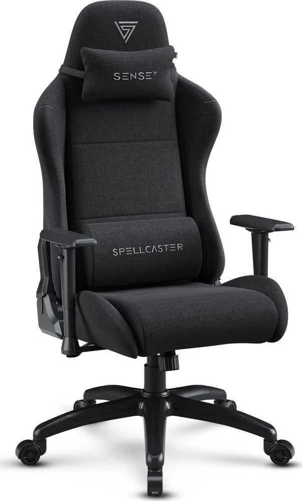 Žaidimų kėdė SENSE7 Spellcaster FUKU XL, Juoda (medžiaginė)