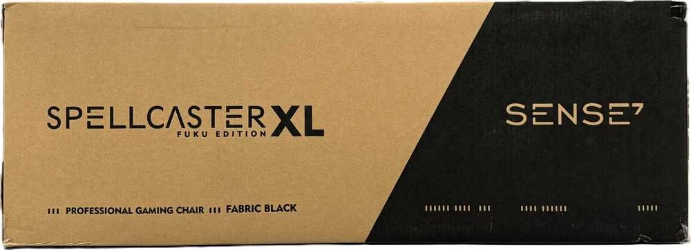 Žaidimų kėdė SENSE7 Spellcaster FUKU XL, Juoda (medžiaginė)