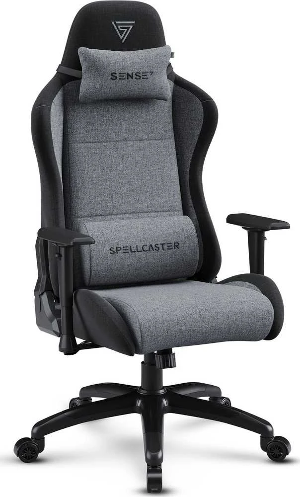 Žaidimų kėdė SENSE7 Spellcaster FUKU XL, Pilka (medžiaginė)