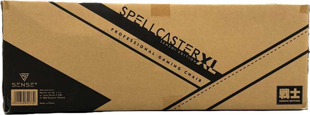 Žaidimų kėdė SENSE7 Spellcaster Senshi XL, Balta (odinė)