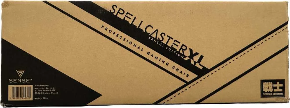Žaidimų kėdė SENSE7 Spellcaster Senshi XL, Pilka (medžiaginė)