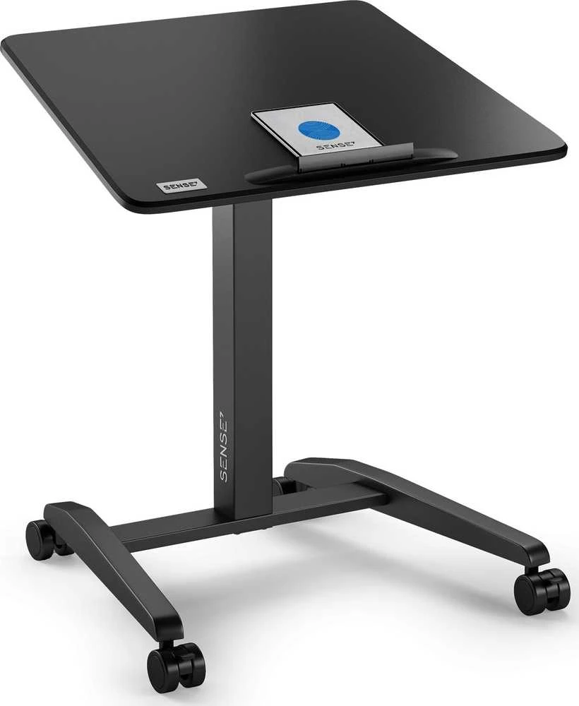 SENSE7 stalas mobilus stalas Juoda 70 cmx52 cm juoda