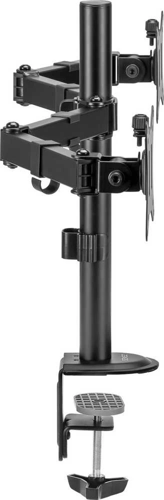 SENSE7 Stalinis laikiklis 2 monitoriams 17"-32" DVIGUBAS PLAUKIOJANTIS