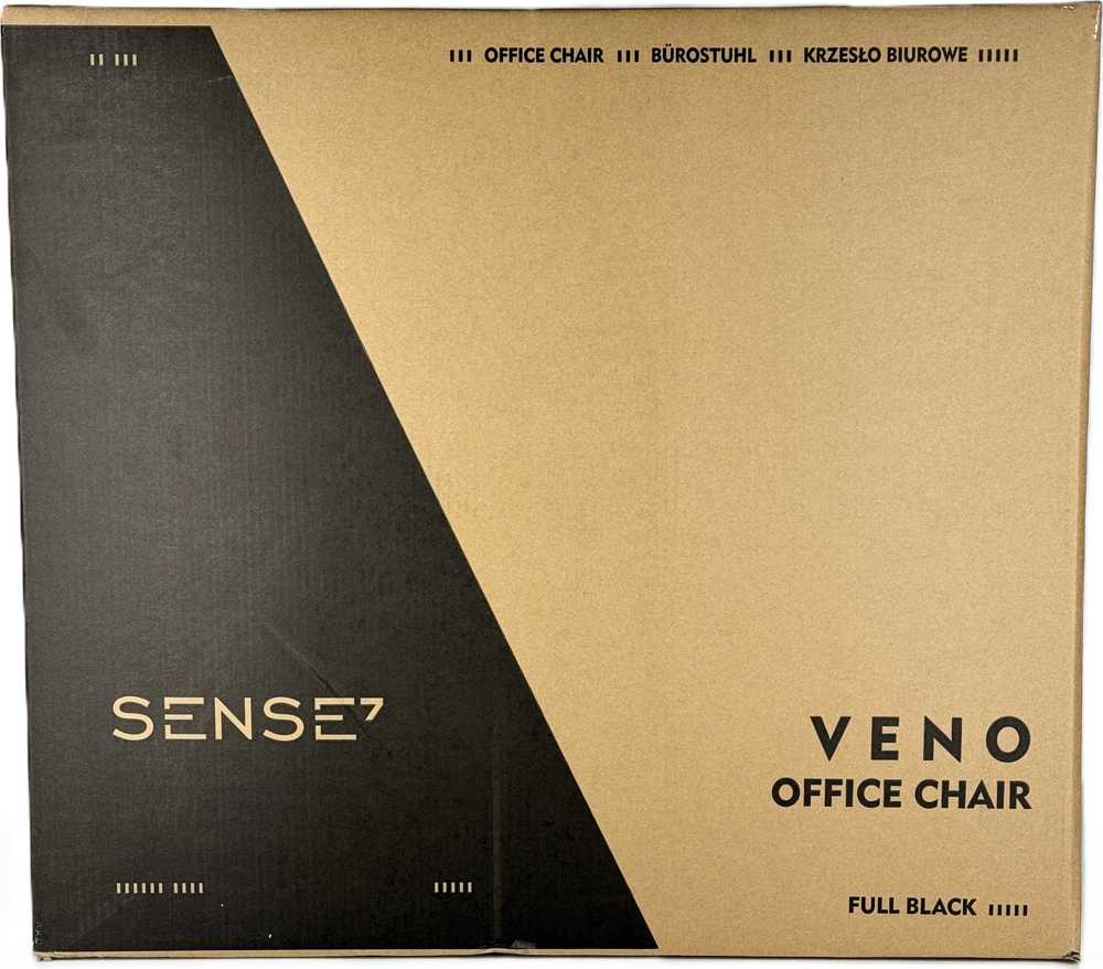 Biuro kėdė SENSE7 Veno, Juoda