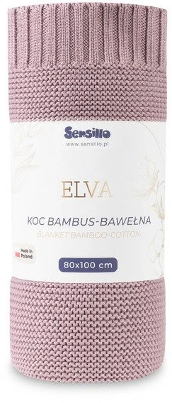 Sensillo Vaikiška antklodė ELVA 80x100 LAVENDER HIPOALERGENINĖ