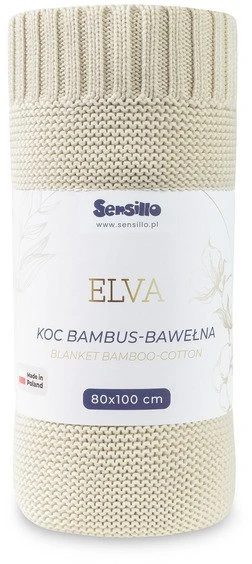 Sensillo KOC DLA DZIECKA ELVA 80X100 WARM BEIGE HIPOALERGICZNY