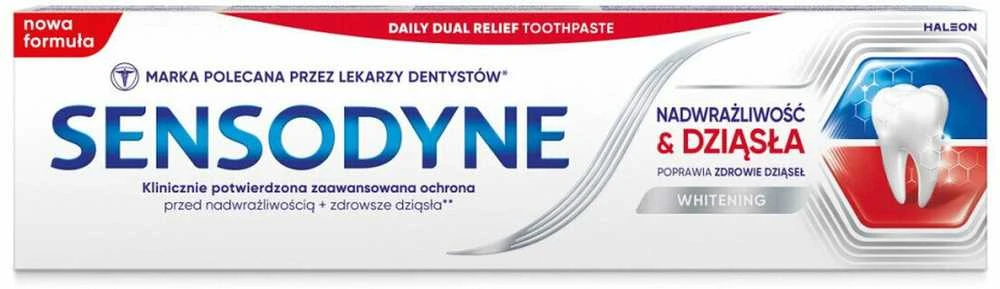 Sensodyne Padidėjusio jautrumo ir dantenų dantų pasta su fluoru 75 ml