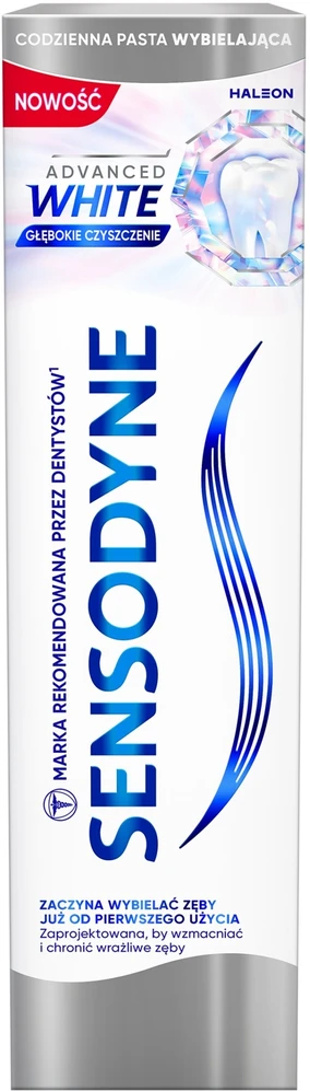 Sensodyne Advanced Baltas giliai valomoji dantų pasta 75 ml