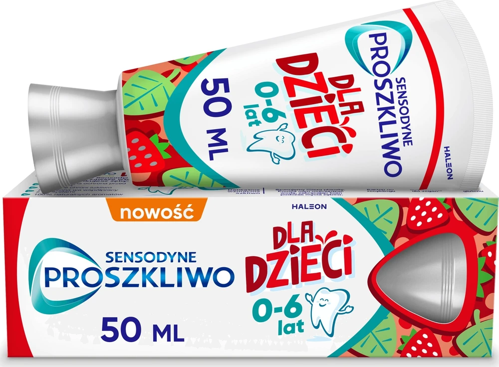 SENSODYNE Dantų pasta Milteliai vaikams 0 - 6 metai 50 ml
