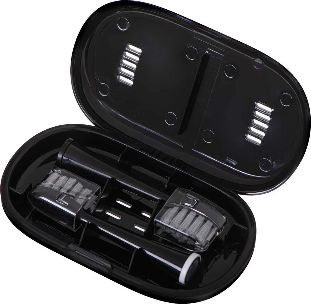 Dantų šepetėlis Adler | 2-in-1 Vanduo Flossing Sonic | AD 2180b | Įkraunamas | Suaugusiems | Šepetėlių skaičius galvutės įeina 2 | Number of teeth brushing modes 1 | Juodas