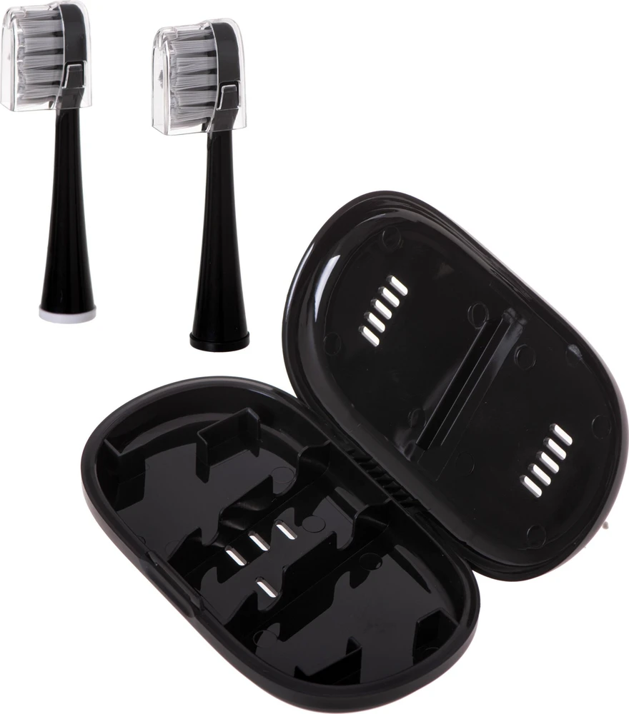 Adler | 2-in-1 Vanduo Flossing Sonic | AD 2180b | Įkraunamas | Suaugusiems | Šepetėlių skaičius galvutės įeina 2 | Number of teeth brushing modes 1 | Juodas