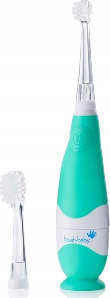 Brush Baby ŠEPETĖLIS BABY_Baby Sonic sonic dantų šepetėlis 0-3l Sea