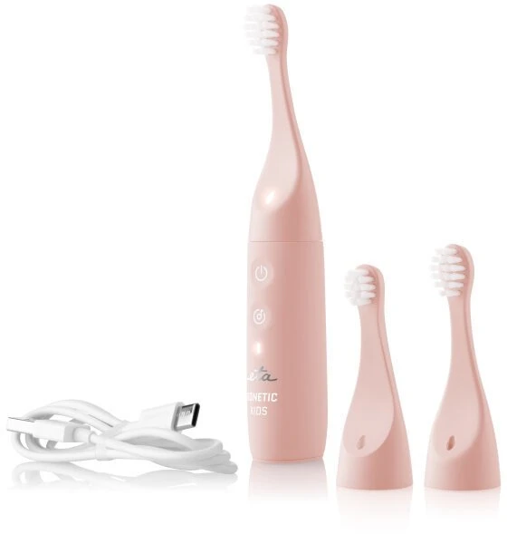 ETA Elektrinis dantų šepetėlis | Sonetic Kids ETA171090000 | Įkraunamas | For kids | Šepetėlių skaičius galvutės įeina 2 | Number of teeth brushing modes 1 | Rožinė