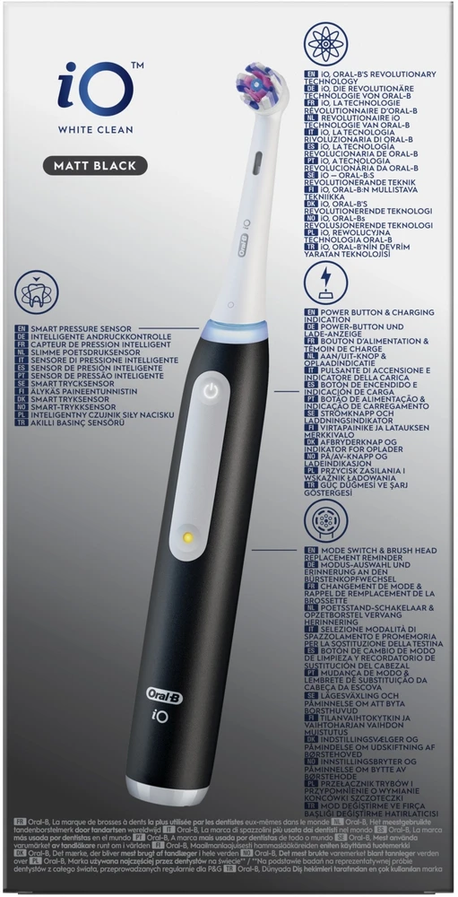 Dantų šepetėlis Oral-B iO 3 Baltas Clean juoda