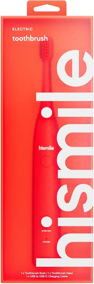 Šepetėlis Molton Brown Hismile, Hismile, Sonic Dantų šepetėlis, Bright Raudona, 3 Modes Unisex