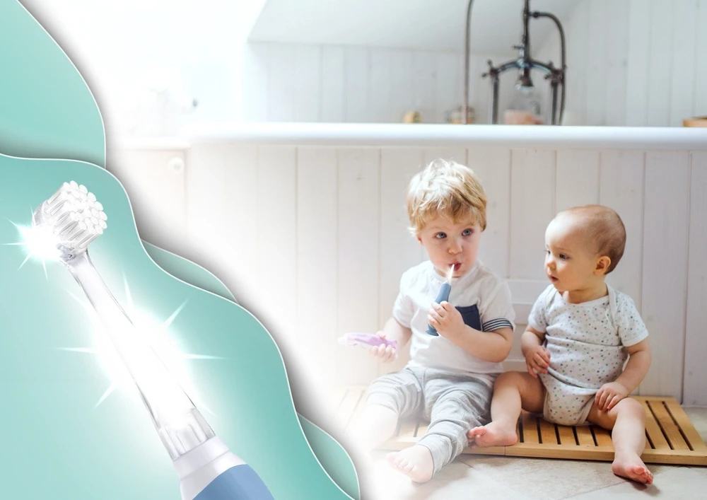 Dantų šepetėlis Neno Denti Mėlyna - ELECTRONIC TOOTHBRUSH FOR VAIKIŠKAS