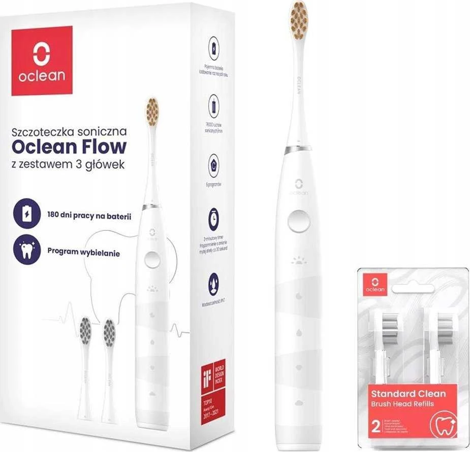 Oclean Flow S rinkinys su papildomomis galvutemis