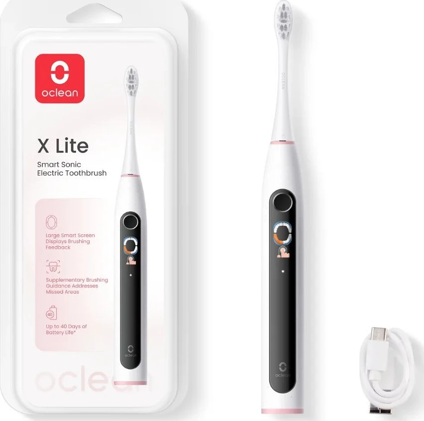 Oclean X Lite Elektrinis dantų šepetėlis, pilkas