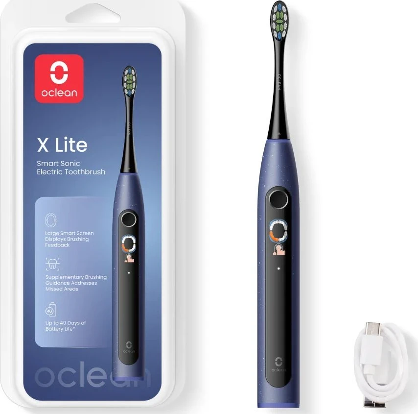 Oclean X Lite Elektrinis dantų šepetėlis, mėlynas