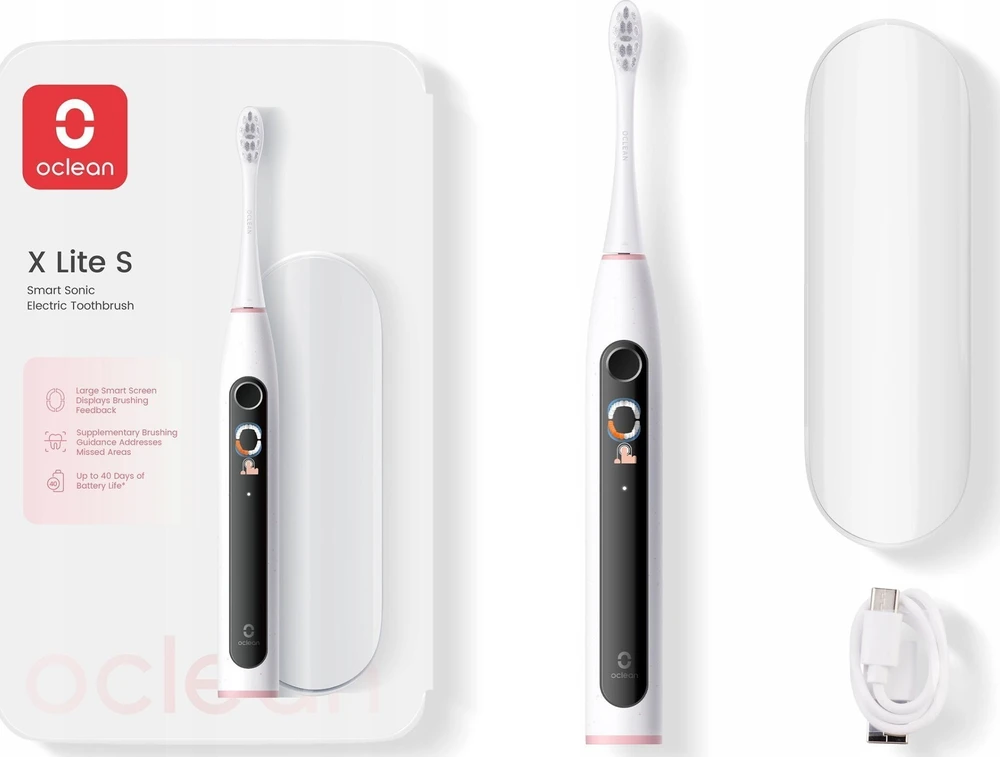 Oclean X Lite S Elektrinis dantų šepetėlis, pilkas