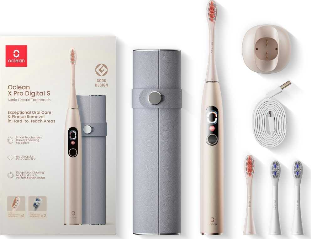 Oclean X Pro Digital S Elektrinis dantų šepetėlis, Rožinis