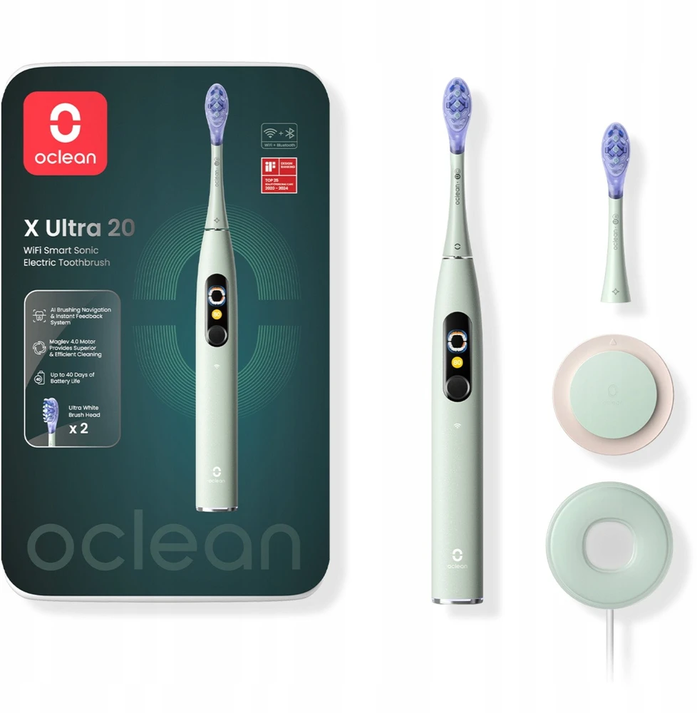 Dantų šepetėlis „Oclean X Ultra“ 20 mėtų
