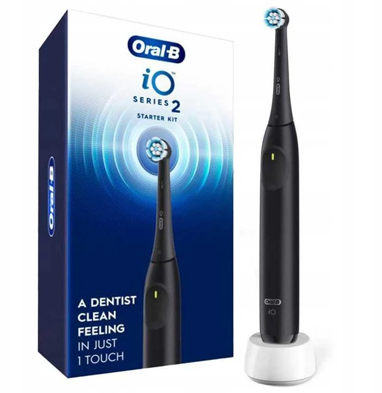 Oral-B iO2 elektrinis dantų šepetėlis, juodas
