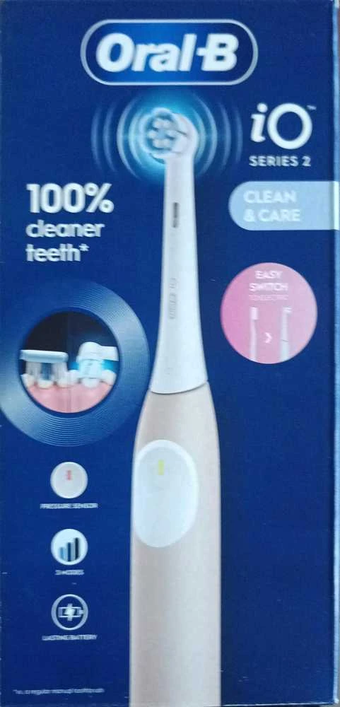 Oral-B iO2 elektrinis dantų šepetėlis, rožinės spalvos