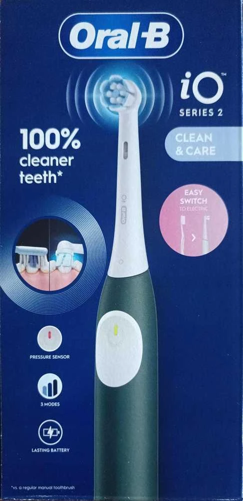 Oral-B iO2 elektrinis dantų šepetėlis, žalias