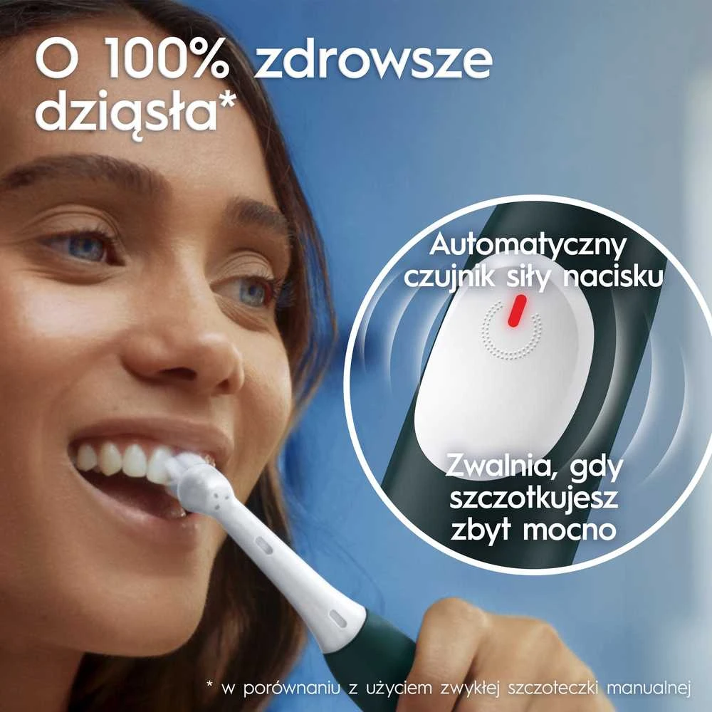Braun iOS2.1C9.0G Oral-B iO2 Elektrinis Dantų Šepetėlis Žalias Forest