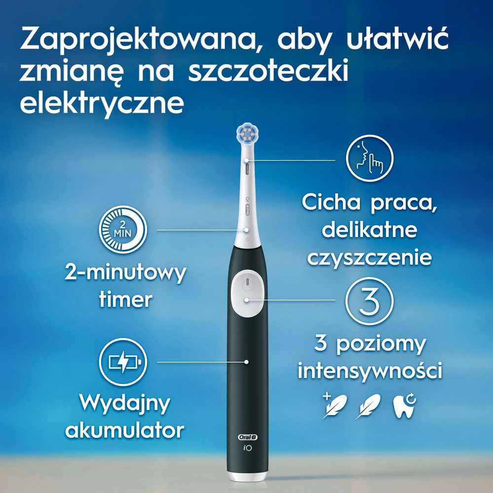 Braun iOS2.1C9.0G Oral-B iO2 Elektrinis Dantų Šepetėlis Žalias Forest