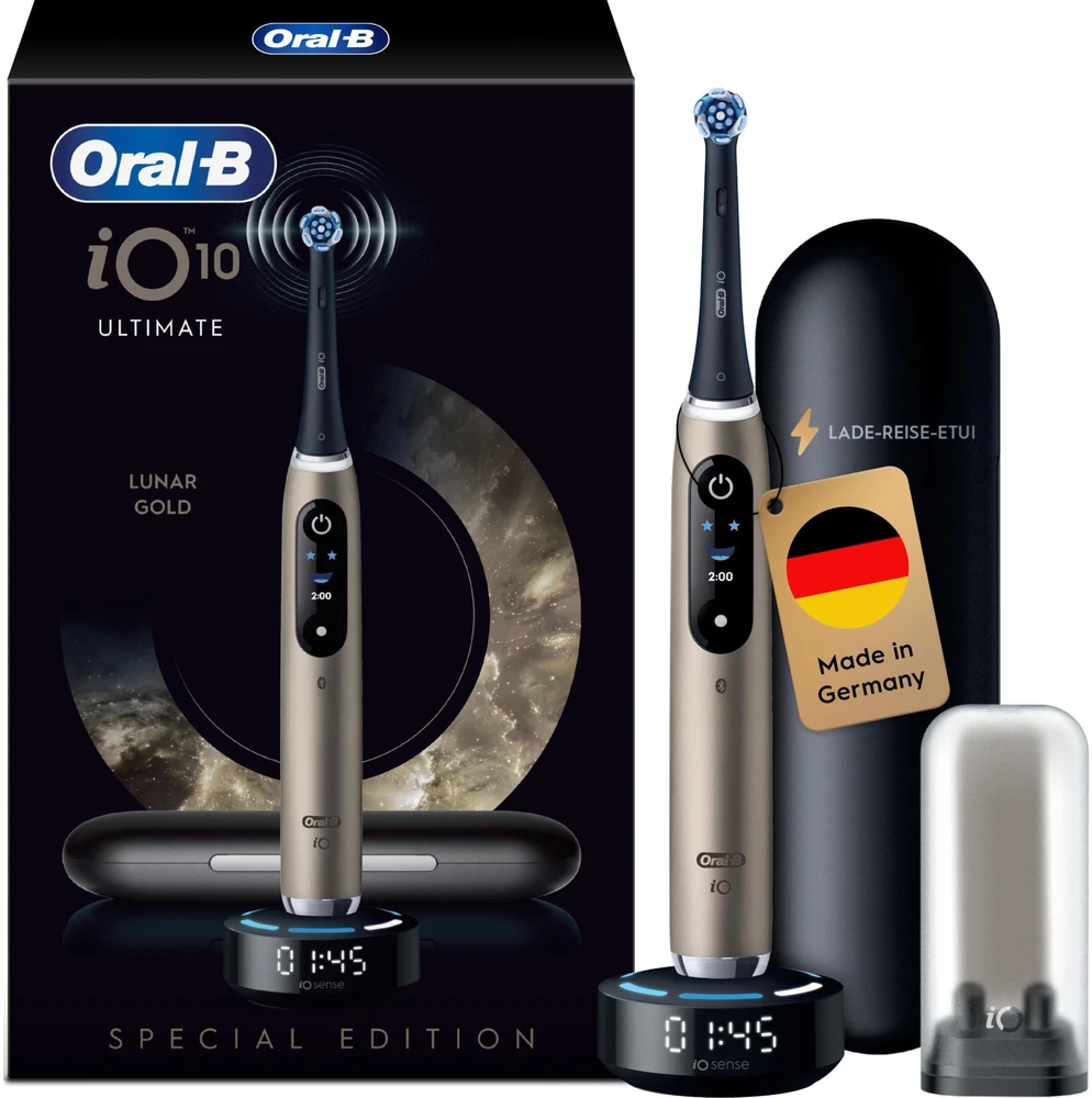 Braun Oral-B iO Lunar Gold electric dantų šepetėlis