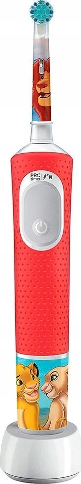 Dantų šepetėlis Oral-B Vitality Pro D103 Kids 3+ Lion King raudona