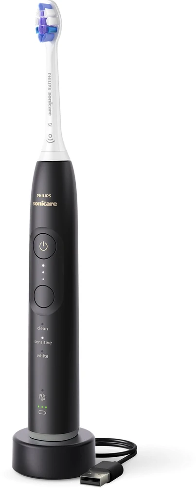 Elektrinis dantų šepetėlis Philips Sonicare Series 6500 HX7411/02, Juodas