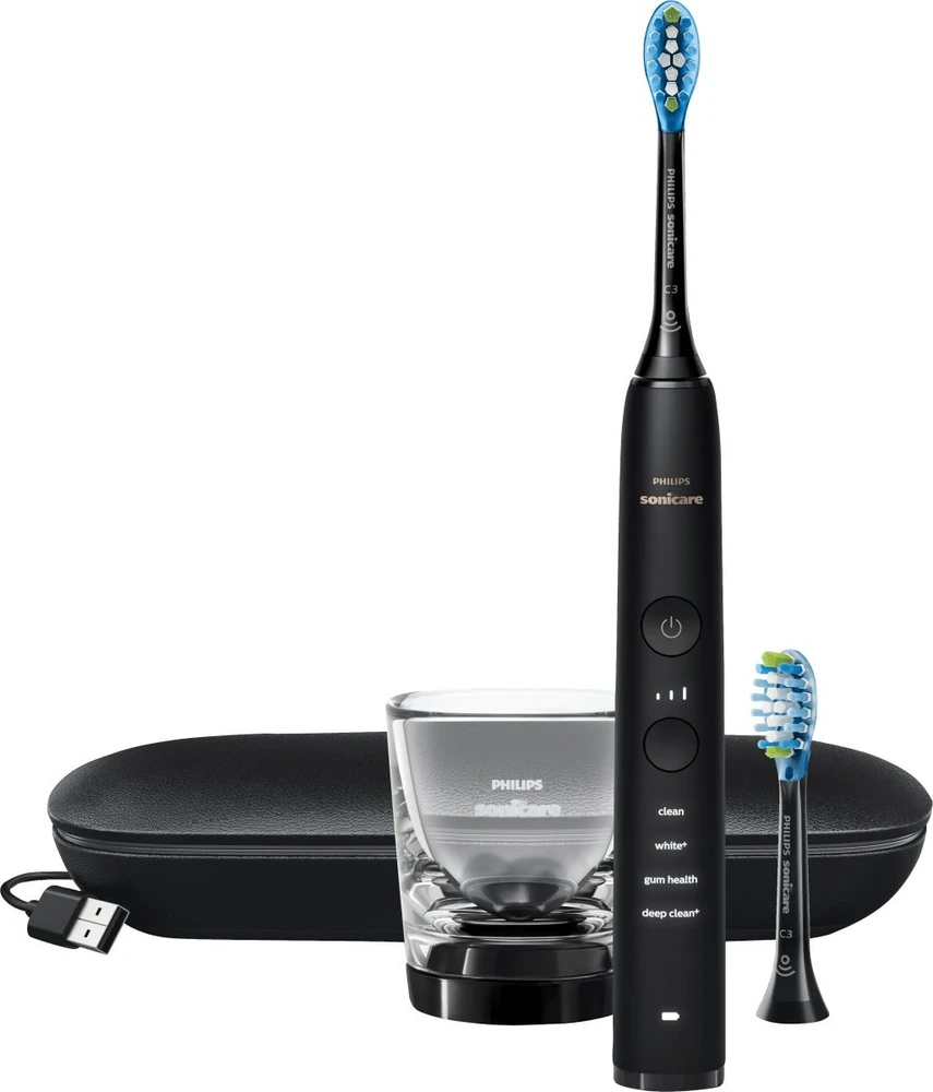 Dantų šepetėlis Šepetėlis Philips Sonicare DiamondClean 9000 HX9913/18 Juoda