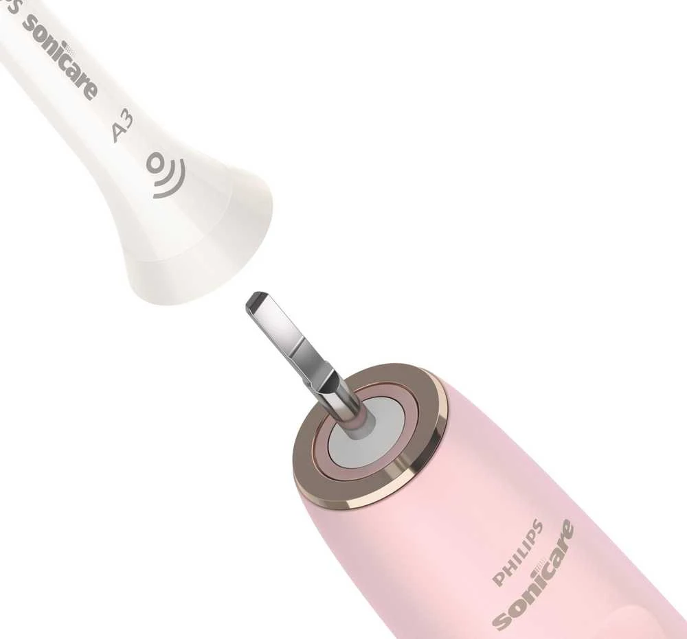 Philips Sonicare 9000 rožinis šepetėlis su nuimama galvute