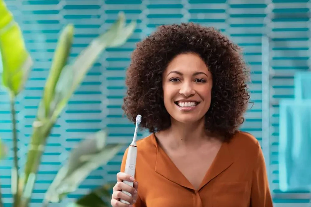 Philips DiamondClean Elektrinis dantų šepetėlis HX9911/94 Įkraunamas, Suaugusiems, Šepetėlių skaičius galvutės įeina 1, Number of teeth brushing modes 4, Sonic technology, Baltas