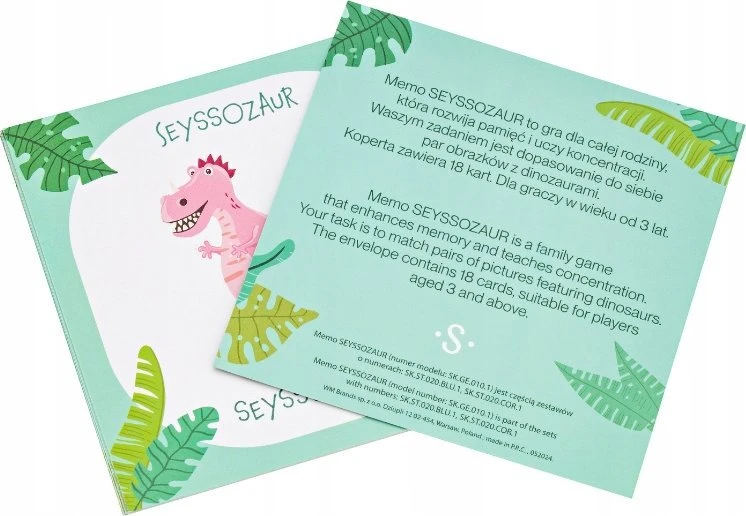 Dantų šepetėlis SEYSSO Kids Dinosaur rožinė