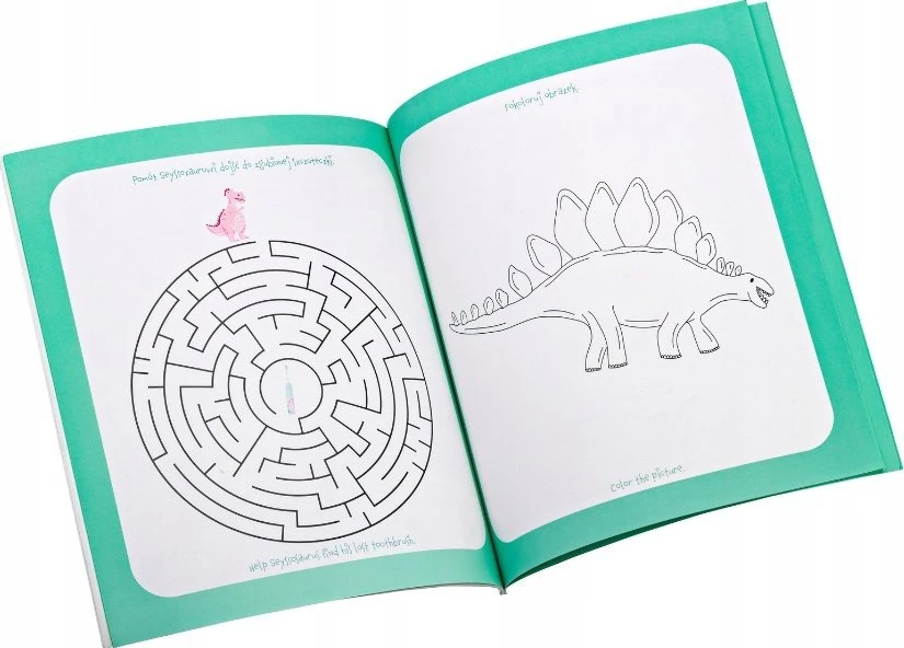 SEYSSO Kids Dinosaur knygelė su užduotimis